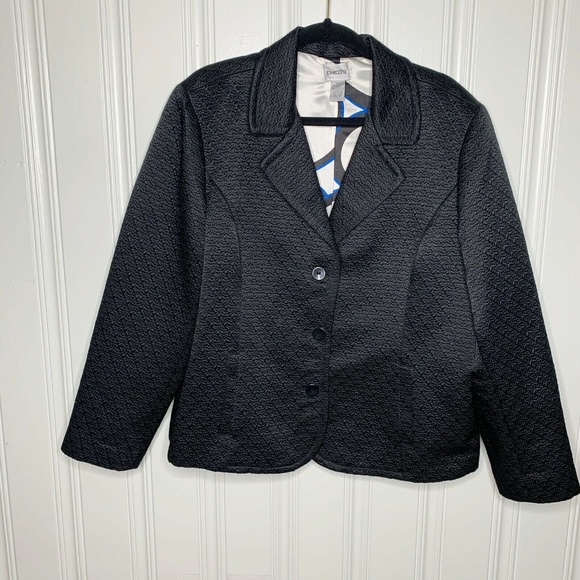 Chico's Jackets & Blazers - Chico’s Black Quilted Blazer Jacket Size 3 XL(16) Chico's Jackets & Blazers - Chico’s Black Quilted Blazer Jacket Size 3 XL(16)
